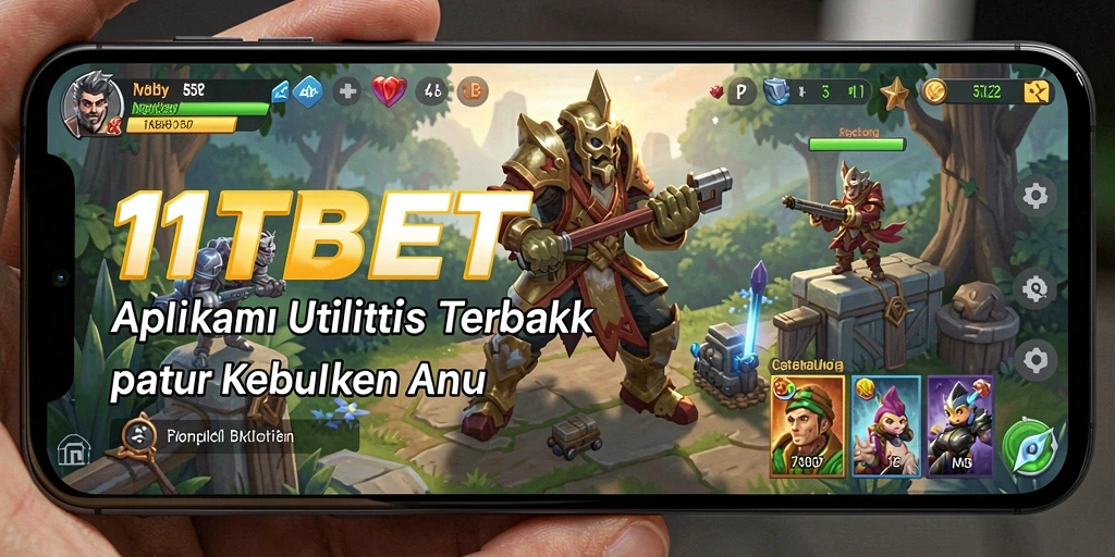 Tampilan antarmuka utama aplikasi 11TBET yang memudahkan navigasi pengguna.