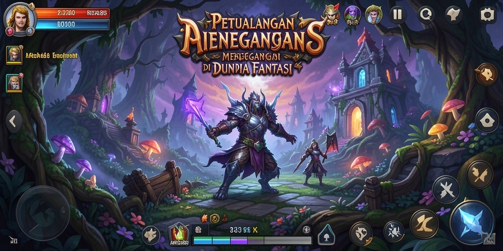Tampilan gameplay ARISTA88 yang menakjubkan di dunia petualangan.