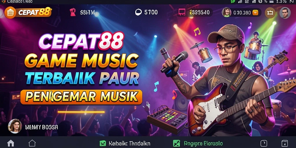 Screenshot gameplay CEPAT88 menunjukkan antarmuka yang menarik dan interaktif dalam bermain musik.