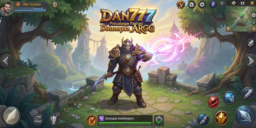Tampilan gameplay seru dalam dunia fantasi ARPG.