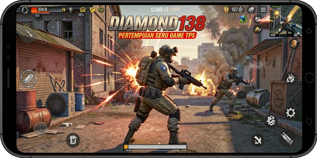 Tampilan gameplay seru di DIAMOND138 dengan aksi menegangkan.