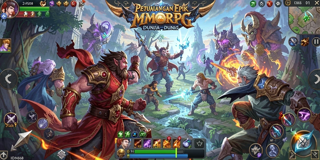Tampilan gameplay IDN668 dengan grafis memukau dan aksi seru.