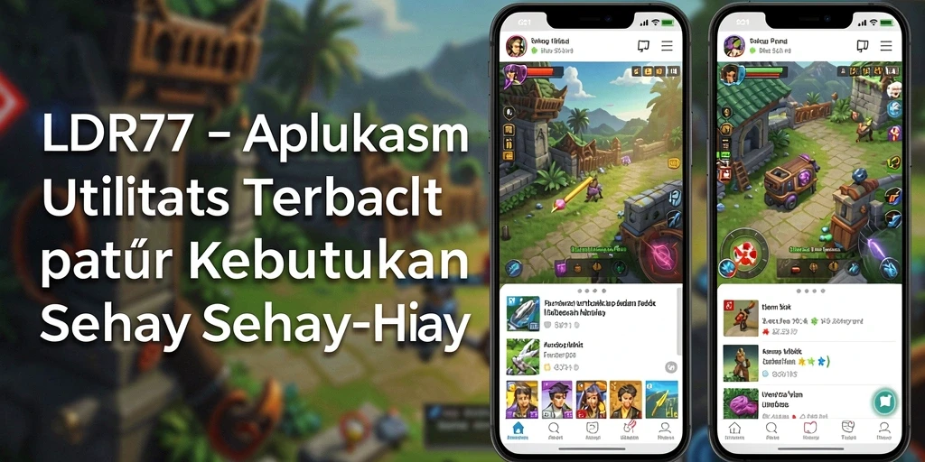 Screenshot utama IDR77 menampilkan fitur aplikasi utilitas.