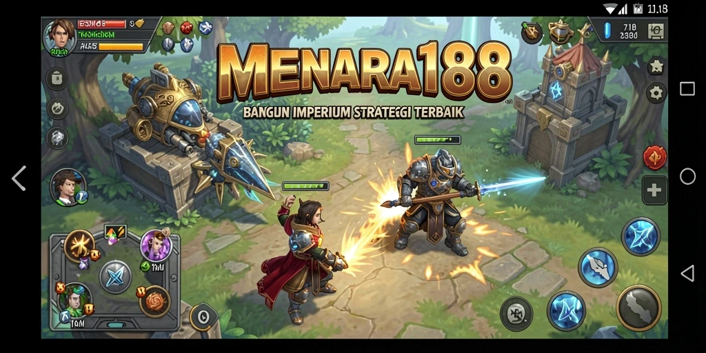 Tampilan menakjubkan dalam gameplay MENARA188.