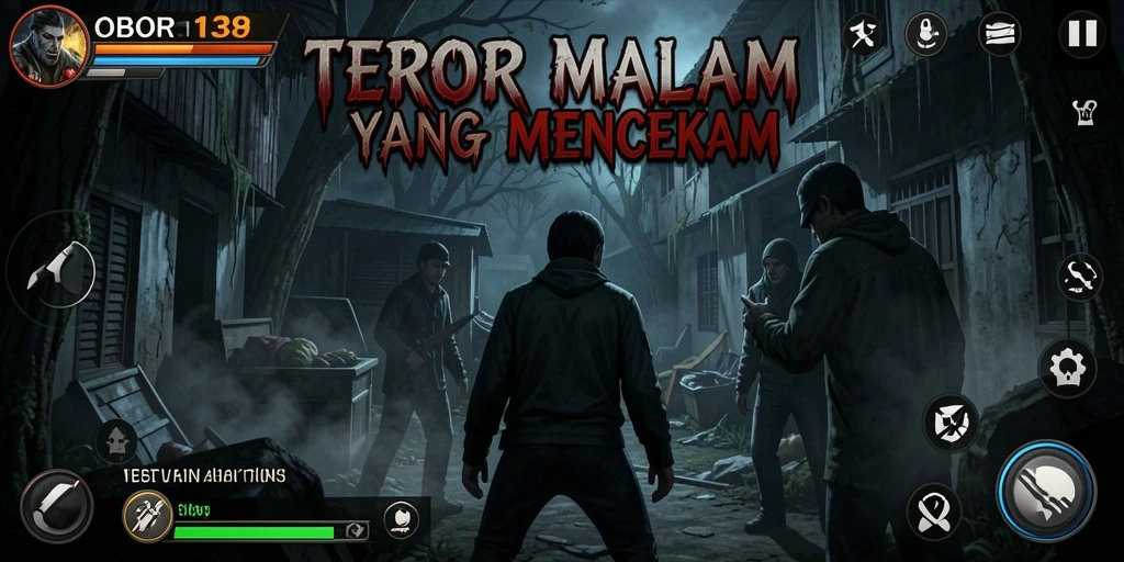 Tampilan menegangkan dari gameplay OBOR138 yang penuh kengerian.