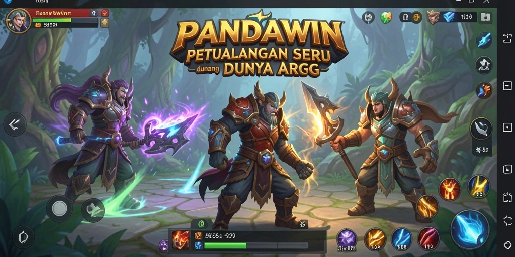 Gameplay seru dan interaktif dalam PANDAWIN.