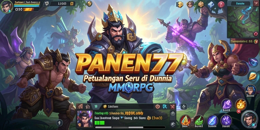 Screenshot dari gameplay PANEN77 yang menunjukkan aksi pertempuran drama.