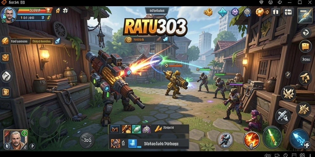 Tampilan menarik dari gameplay <strong>RATU303</strong> menunjukkan strategi dan pertempuran epik.