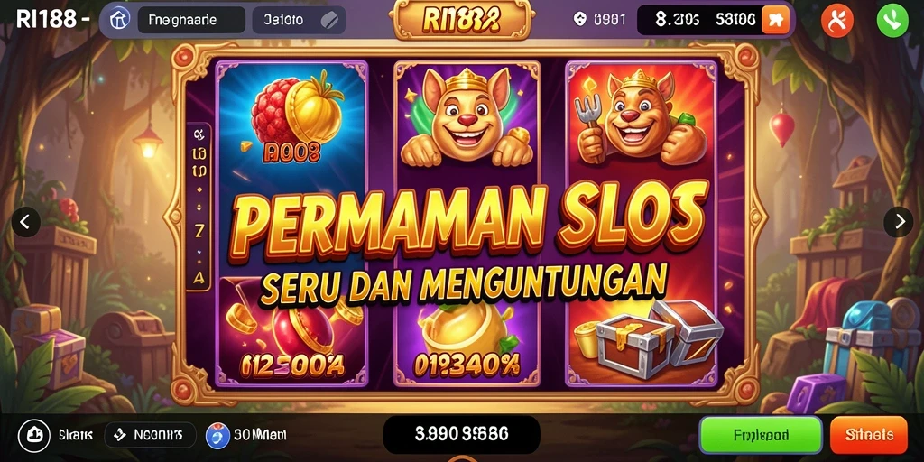 Tampilan gameplay RI188 yang memukau dengan fitur Slot menarik.