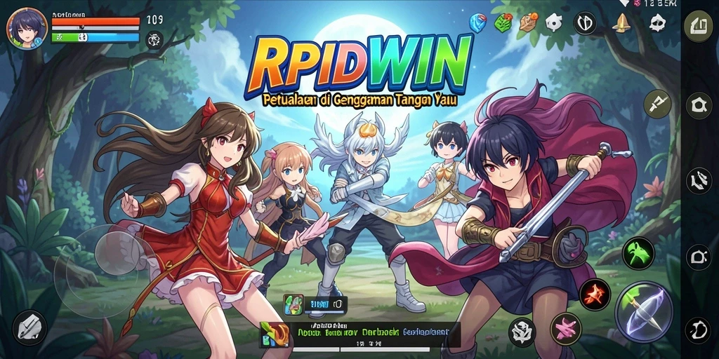 Tampilan menarik dari gameplay RPIDWIN yang memukau dan dinamis.