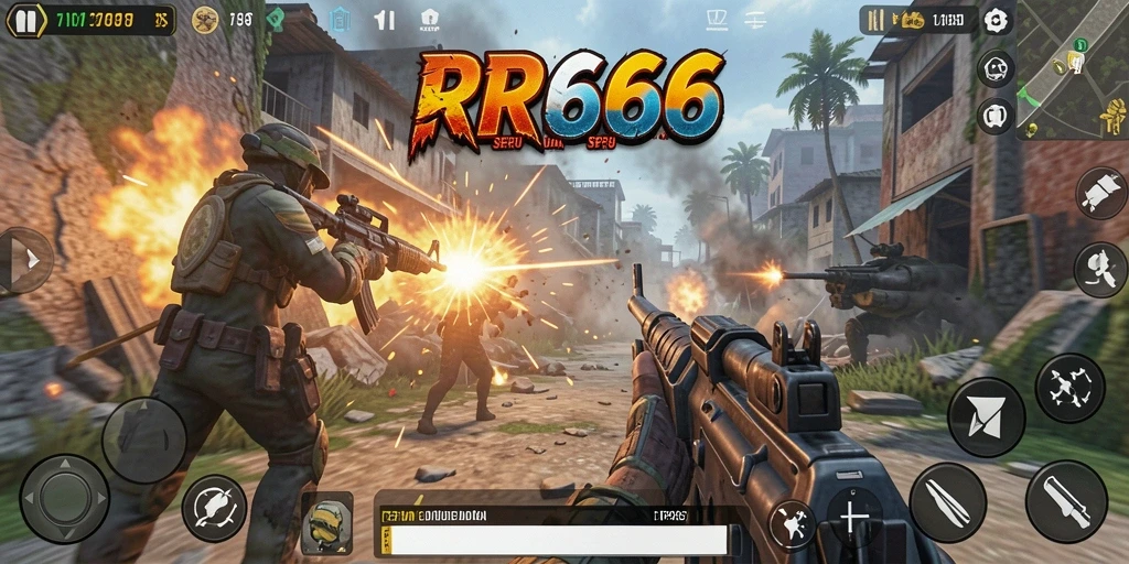 Tampilan screenshot dari gameplay TPS yang mendebarkan.