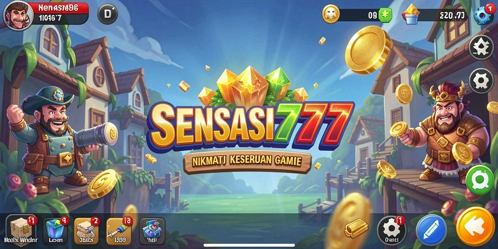 Tampilan gameplay SENSASI777 yang menarik dan interaktif.