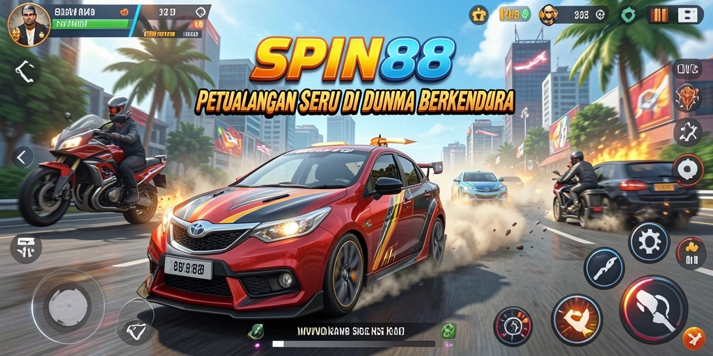 Gambaran aksi seru dalam dunia petualangan SPIN88.