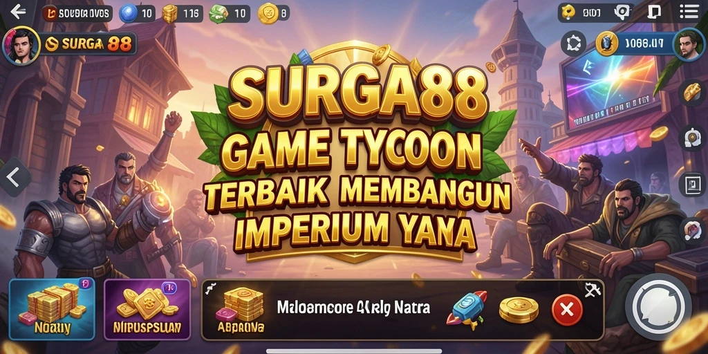Gameplay Tycoon yang menarik dan menantang di SURGA88.
