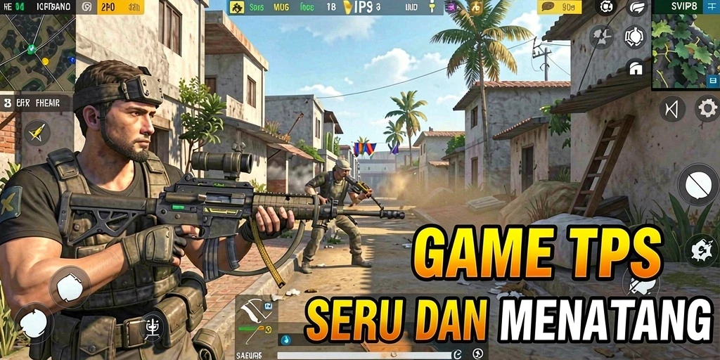 Tampilan gameplay menarik dari SVIP8 yang penuh aksi TPS.