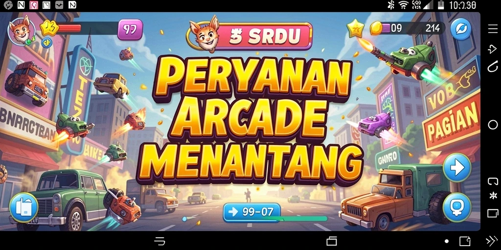 Tampilan gameplay V07 yang menegangkan dan seru.