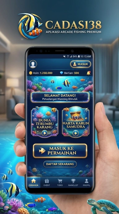 Tampilan antarmuka cadas138 yang sederhana dan intuitif.